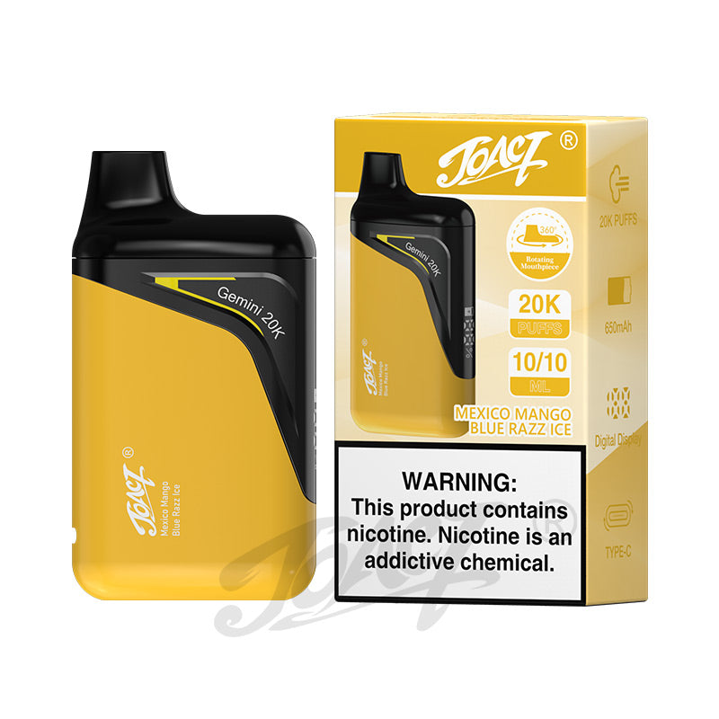 JOACT® Gemini 20K (J6207) 20K Puffs Gemini Twisted Flavors Prefilled Rechargable Wholesale Disposable Vape