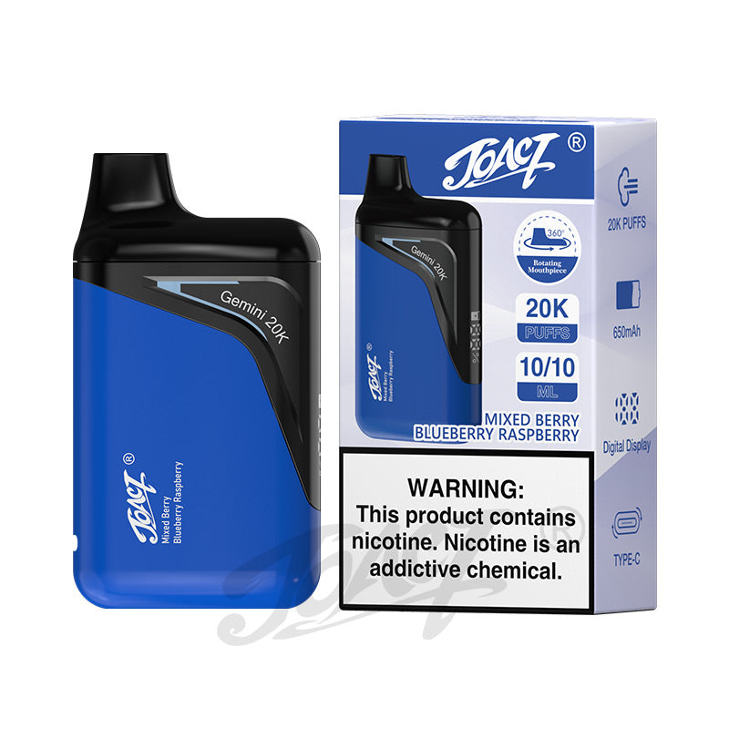 JOACT® Gemini 20K (J6207) 20K Puffs Gemini Twisted Flavors Prefilled Rechargable Wholesale Disposable Vape